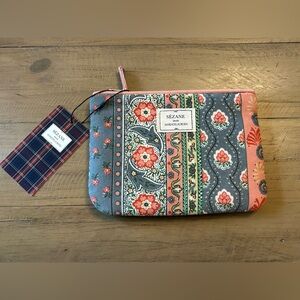 Sezane x MDLO Collab Zippered Bag - Candeur Print, NWT